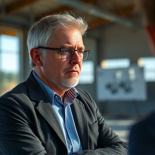 Stillbillede fra interview med Mads Nipper, CEO for Ørsted, med fokus på vedvarende energi og bæredygtighed.